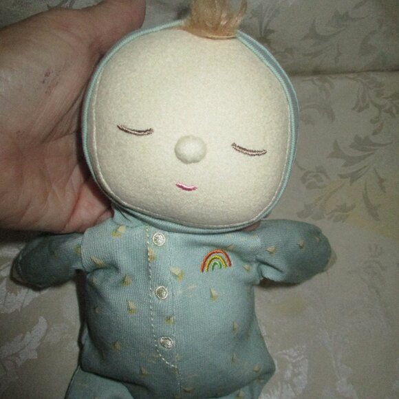 LE DOZY DINKUMS Olliella Moppet Ocean Baby Sleeping Lovie Sailboats Blue Boy - Picture 1 of 5